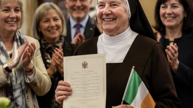 Local Nun Celebrates New Irish Citizenship in Heartwarming Ceremony | bigwin138 com, jeniusqq, qq mo